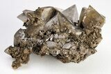 Sharp, Scalenohedral Calcite Crystal Cluster - Red Dome Mine #204712-1